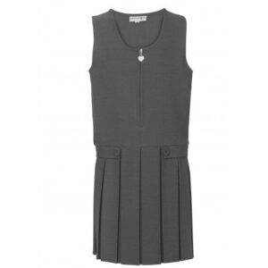 Ashford School Uniforms - Two Button / Flap Pinafore - Grey